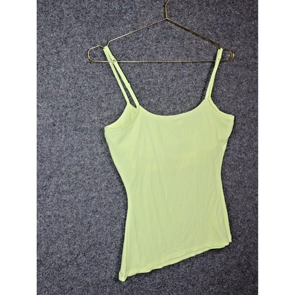 Skims Shirt Women Large Yellow Lemonade Soft Lounge Cami Micro Rib Everyday NWT - Picture 4 of 5